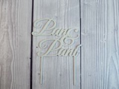Zápich do dortu - Pan a Paní (bílý)