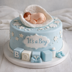 Figurka na dort Spící miminko