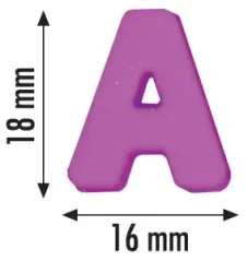Silikonová forma na fondán a čokoládu - ABECEDA