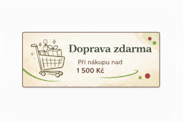 Doprava zdarma nad 1 500 Kč