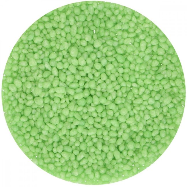 Cukrové zdobení - zelené  puntíky - 30 g