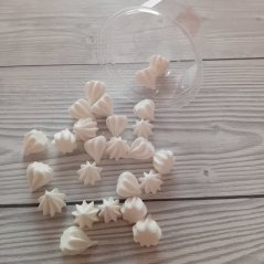 Sněhové pusinky mini - bílé