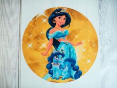 Jedlý obrázek na dort  - modrá princezna
