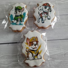 Perníček s potiskem - Pejsci 3 ks