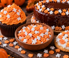 Sladký halloweenský mix – dýně a duchové 0,8 mm