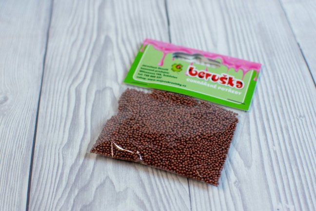 Cukrové zdobení - máček bronzový - 30 g Cukrové zdobení - máček bronzový - 30 g