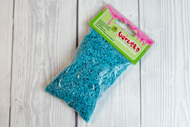 Čokoládové šupiny - modré, 100 g