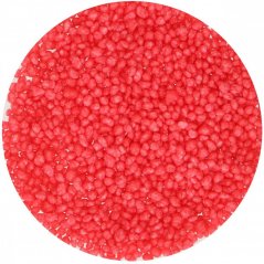 Cukrové zdobení - červené  puntíky - 30 g