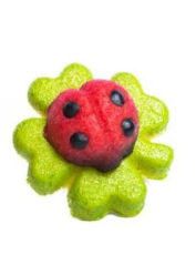 Figurka - beruška na čtyřlístku