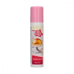 Metalický sprej Fun Cakes - Bright Gold 100 ml (Zlatý )