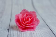 Květ z jedlého papíru - růžový - 3 ks