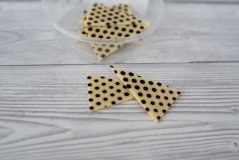Čokoládová dekorace - Trojúhelníky s puntíky 10 Ks