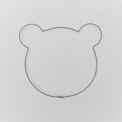 Vykrajovačka - hlava medvěd
