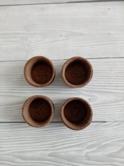 Kakaové tartaletky kulaté Ø 43 mm