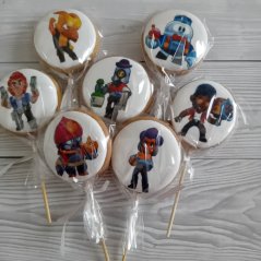 Perníčky na špejli - Brawl stars 3 ks