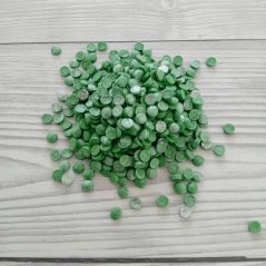 Cukrové zdobení - Konfety zelené perleťové  20 g