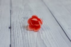 Květ z jedlého papíru - lososový mini - 3 ks