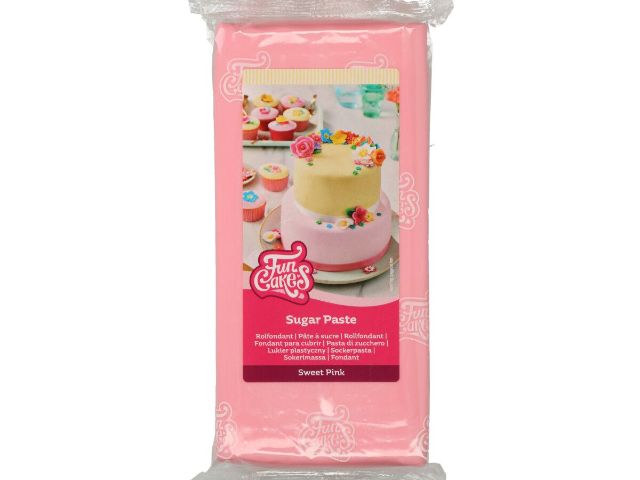 Potahovací hmota FunCakes RŮŽOVÁ - 1 kg