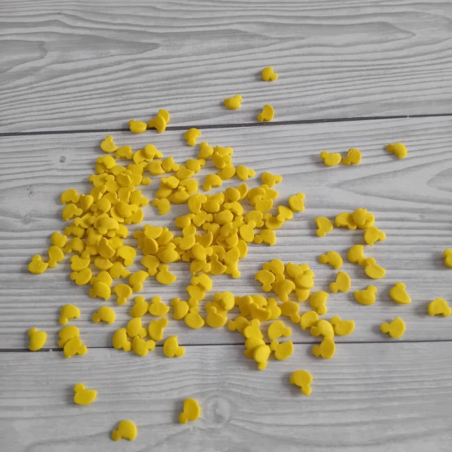 Cukrové zdobení na velikonoční cukroví  kachničky