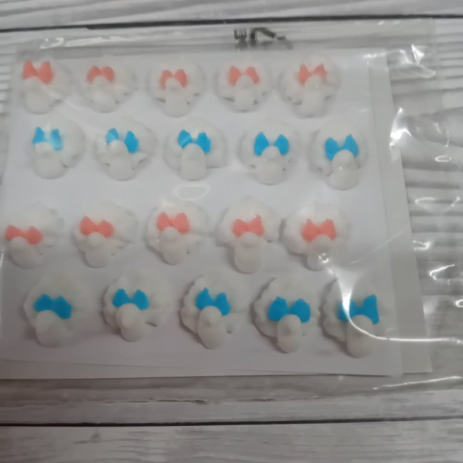 Cukrové ozdoby - holubičky mini