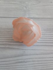 Květ z jedlého papíru - jemné meruňkové  4 cm, 3 ks