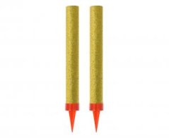 Dortová fontána - zlatá - 2 ks