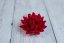 Květ z jedlého papíru - jiřinka - červená - 3 ks