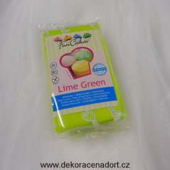 Potahovací fondán svítivá zelená Lime Green 250 g