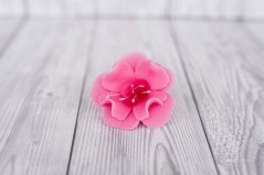 Květ z modelovací hmoty - magnolie - růžová