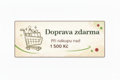 Doprava zdarma nad 1 500 Kč