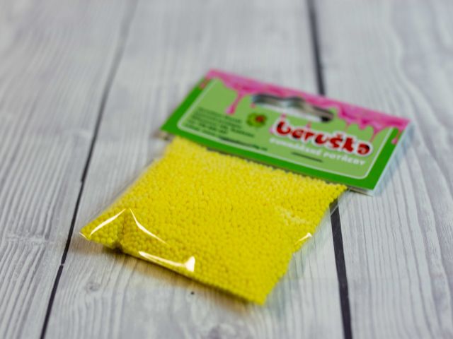 Cukrové zdobení - máček žlutý - 30 g