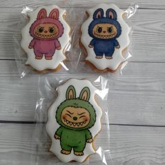 Perníček s potiskem - Labubu 3 ks