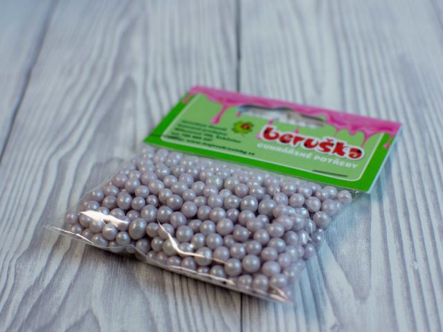 Cukrové kuličky - světle fialové - 30 g