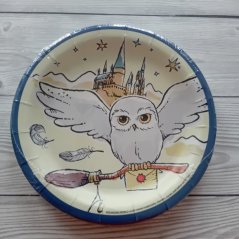 PAPÍROVÉ TALÍŘE HARRY POTTER 8 ks