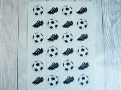 Jedlé obrázky na cupcakes - fotbal