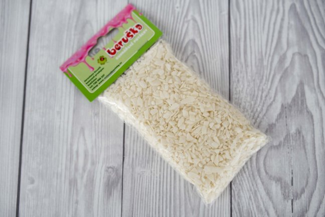 Čokoládové šupiny - bílé, 100 g